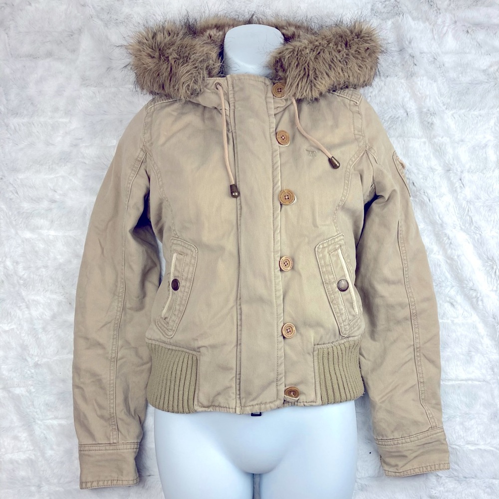 Abercrombie and Fitch Faux Fur Coat